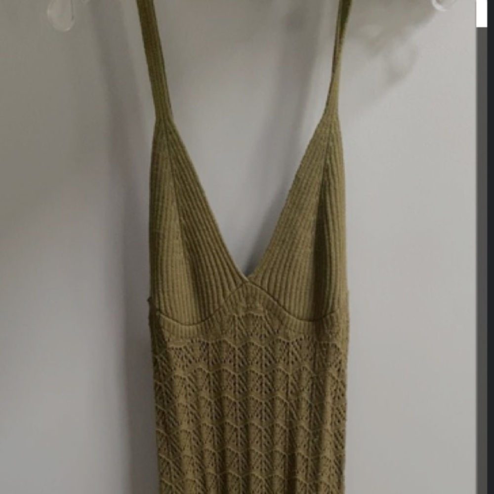 HUNTER & BROWN Women’s Knit Green Maxi Dress Size Small